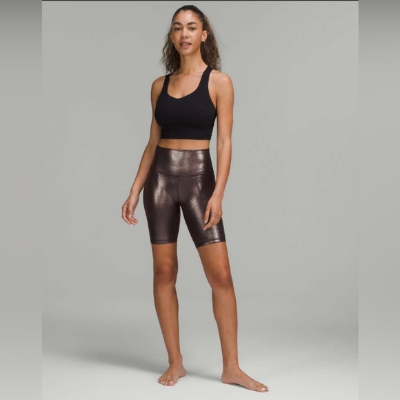 Lululemon Align High-Rise Short 8" *Shine in Radiate Foil Print French Press - Picture 2 of 7